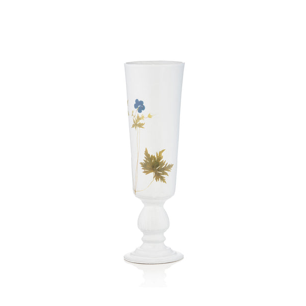 Summerill & Bishop Blue Geranium Flowers Vase By Astier De Villatte 36cm