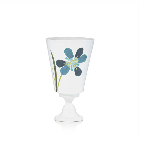 summerill & bishop Blue Iris Vase by Astier de Villatte 31cm