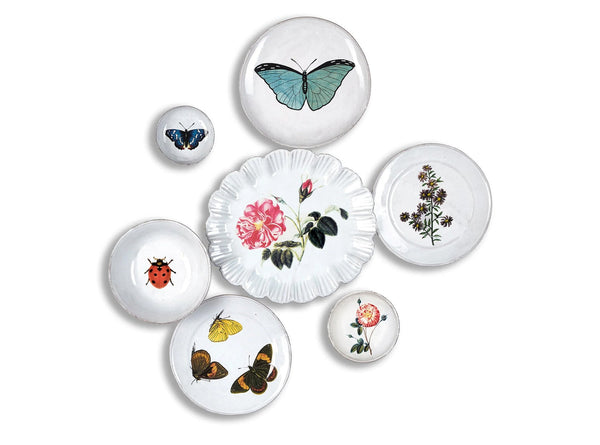 Summerill & Bishop Cardinal Flower Plate By Astier De Villatte 22cm