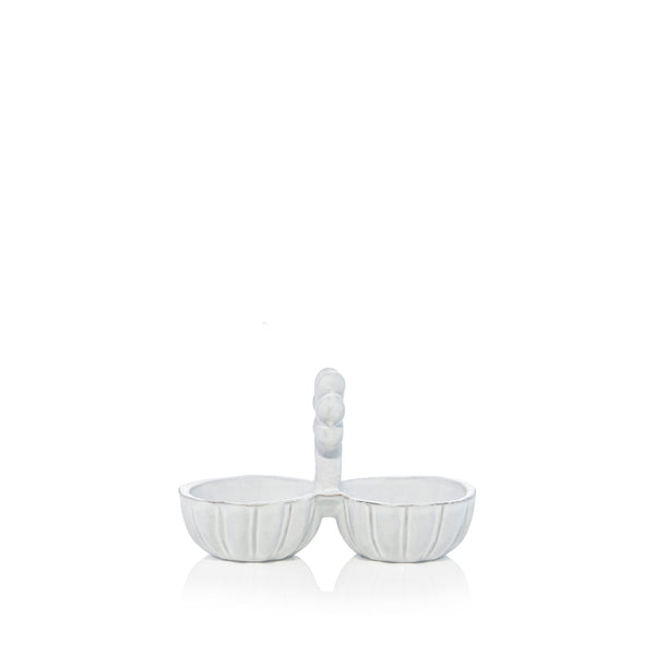 summerill & bishop Ceramic Clover Salt & Pepper by Astier de Villatte 11.5cm