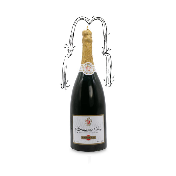 Summerill & Bishop Champagne Bottle Decorative Candle 40cm