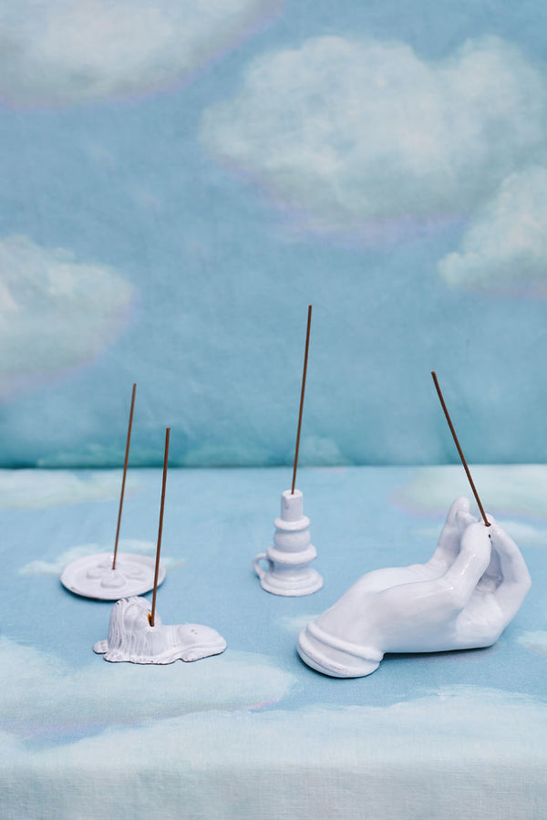 Summerill & Bishop Chance Incense Burner On Saucer By Astier De Villatte 7cm