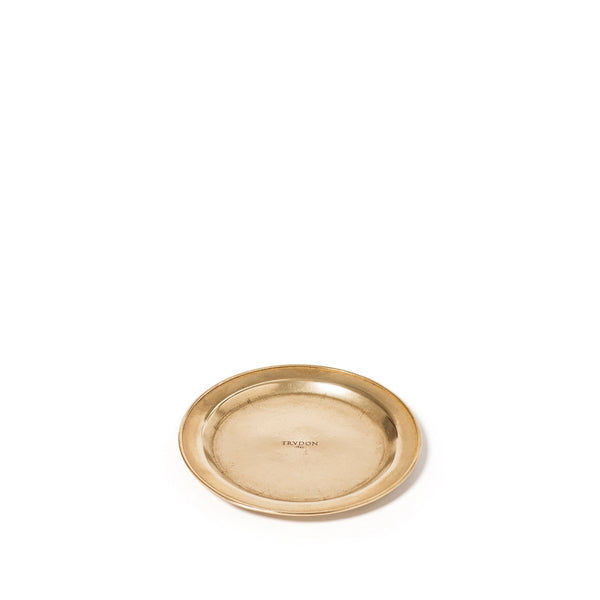 summerill & bishop Classic Base for Pillar Candles in Gold Brass 11cm by Trudon