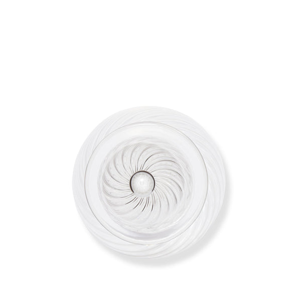 Summerill & Bishop Clear Handblown Glass Swirl Wine Carafe & Stopper 38cm