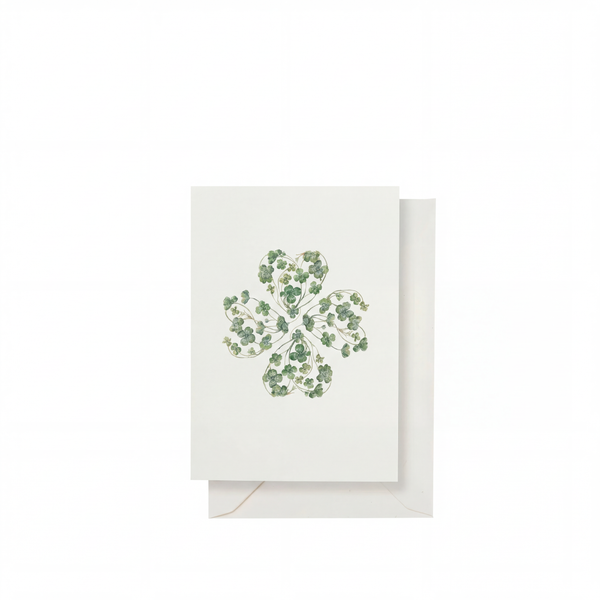 summerill & bishop 'Clover' Greeting Card 15cm x 10cm (A6) summerill & bishop 'Clover' Greeting Card 15cm x 10cm (A6)