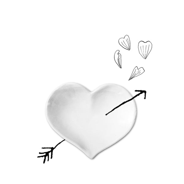 Summerill & Bishop Coeur Dinner Plate By Astier De Villatte 25cm