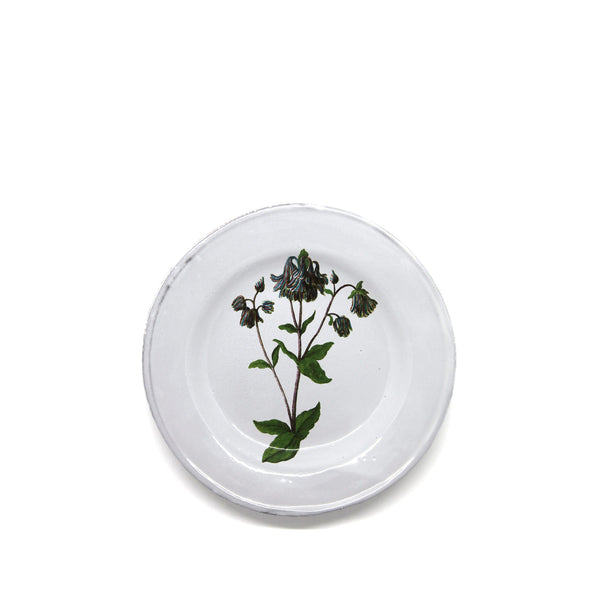 summerill & bishop Columbine Flower Plate by Astier de Villatte 22cm