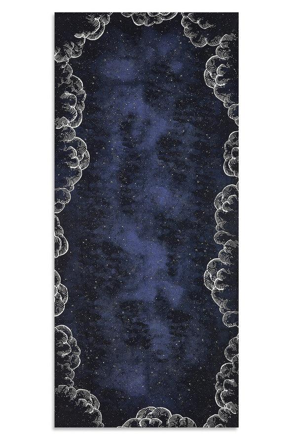 summerill & bishop Constellation Linen Tablecloth in Cosmic Blue