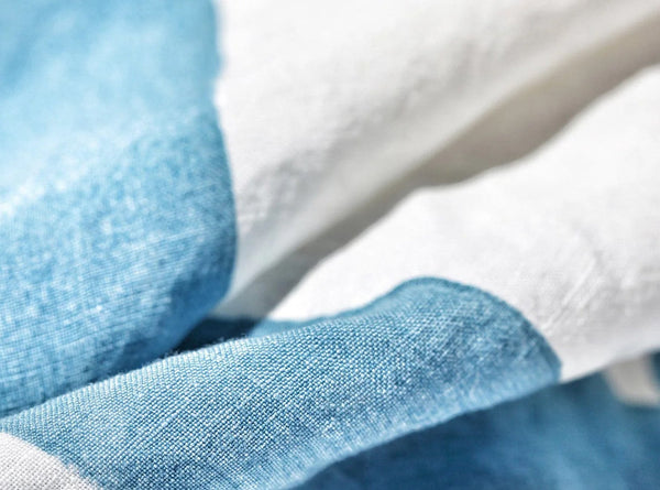 Summerill & Bishop 'Cornice' Linen Napkin In Powder Blue 50x50cm