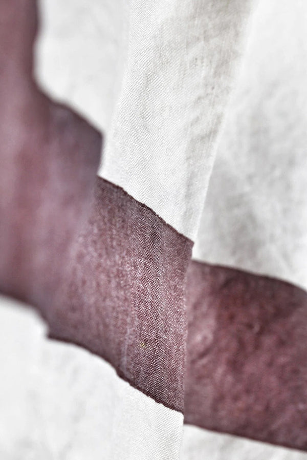 Summerill & Bishop 'Cornice' Linen Tablecloth In Grape Purple