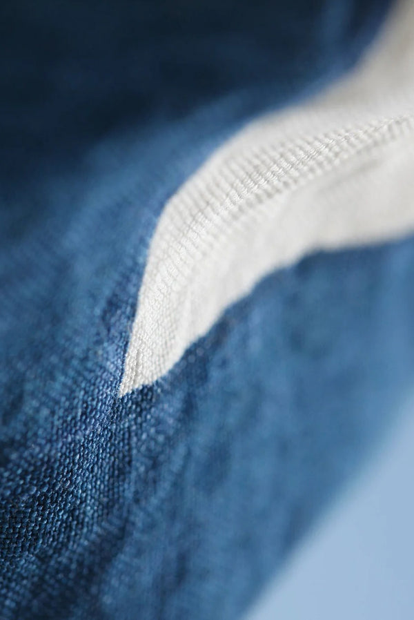 Summerill & Bishop 'Cornice' Linen Tablecloth In Midnight Blue