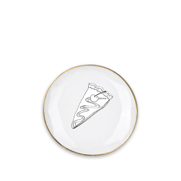 Summerill & Bishop Crésus Dinner Plate With Gold Rim By Astier De Villatte 26cm