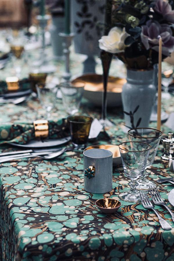 Summerill & Bishop Crésus Large Vase With Gold Rim By Astier De Villatte 22cm