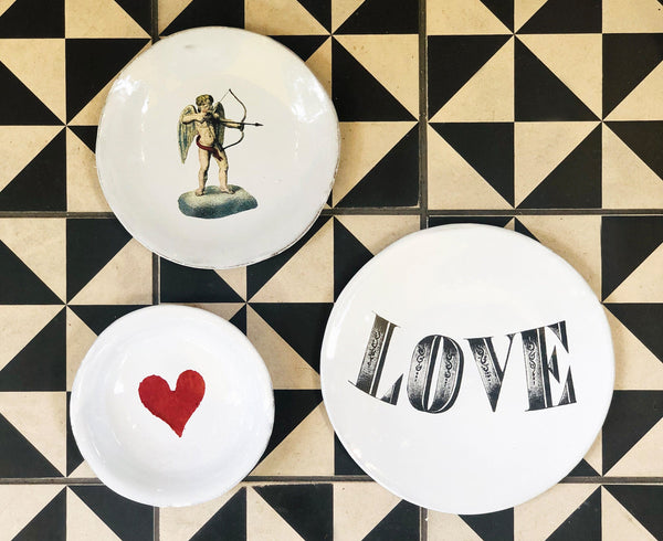 Summerill & Bishop Cupid Saucer By Astier De Villatte 14cm