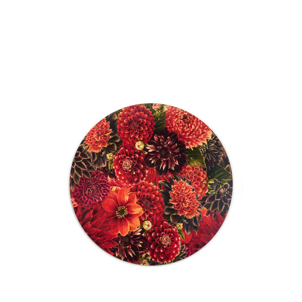 summerill & bishop Dahlia 'Bouquet' Round Cork-Backed Placemat in Multicolour 34cm