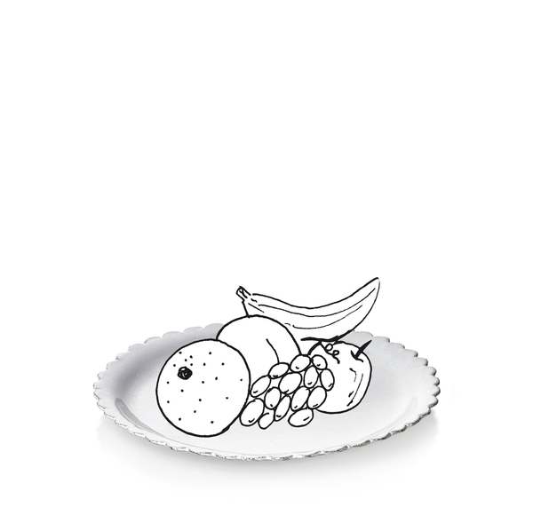 Summerill & Bishop Daisy Dinner Plate By Astier De Villatte 31cm