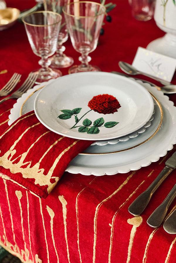 Summerill & Bishop Daisy Dinner Plate By Astier De Villatte 31cm