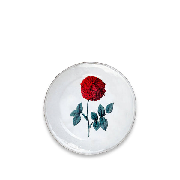 summerill & bishop Dutch Hundred Leaved Rose Soup Plate by Astier de Villatte 22cm