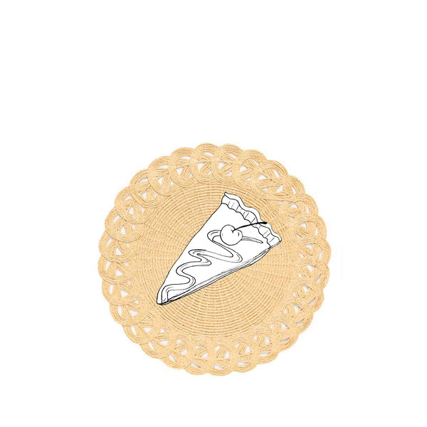 Summerill & Bishop 'Elia' Handwoven Straw Effect Placemat 40cm