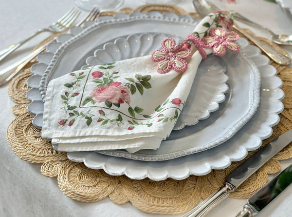 Summerill & Bishop 'Elia' Handwoven Straw Effect Placemat 40cm