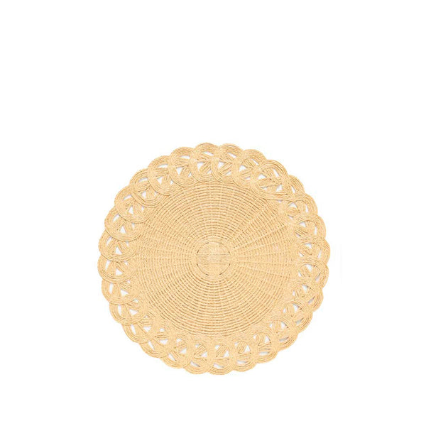 summerill & bishop 'Elia' Handwoven Straw Effect Placemat 40cm