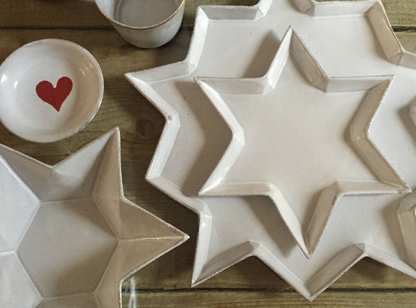 Summerill & Bishop Etoile Dinner Plate By Astier De Villatte 35.5.cm