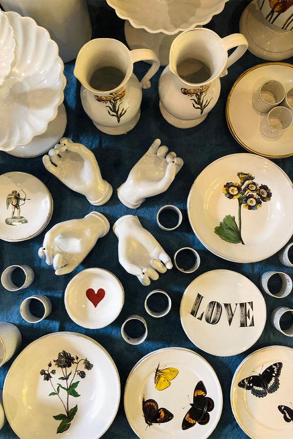 Summerill & Bishop Flame Candle Lid By Astier De Villatte 9cm