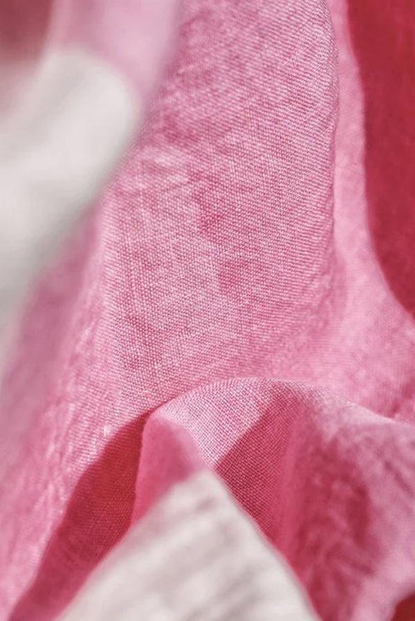 Summerill & Bishop 'Full Field' Linen Napkin In Rose Pink 50x50cm