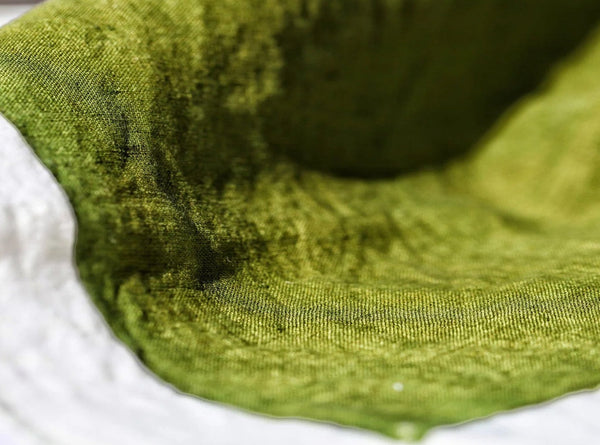 Summerill & Bishop 'Full Field' Linen Tablecloth In Avocado Green