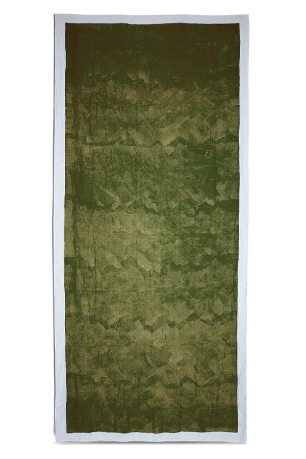 summerill & bishop 'Full Field' Linen Tablecloth in Avocado Green