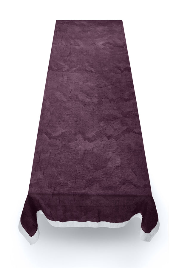 Summerill & Bishop 'Full Field' Linen Tablecloth In Grape Purple