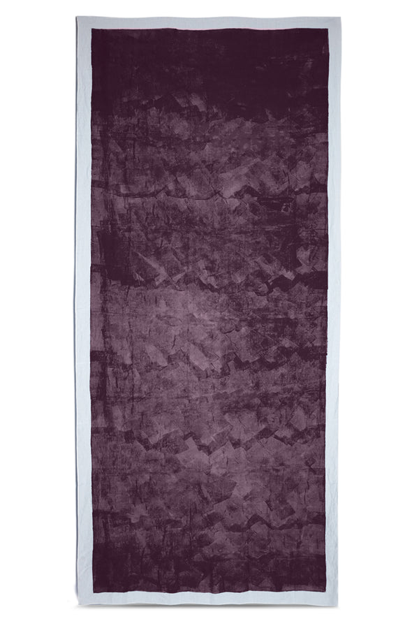 summerill & bishop 'Full Field' Linen Tablecloth in Grape Purple
