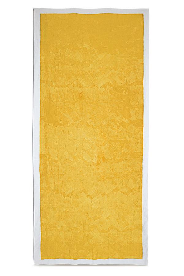 summerill & bishop 'Full Field' Linen Tablecloth in Lemon Yellow