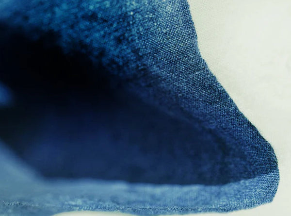 Summerill & Bishop 'Full Field' Linen Tablecloth In Midnight Blue