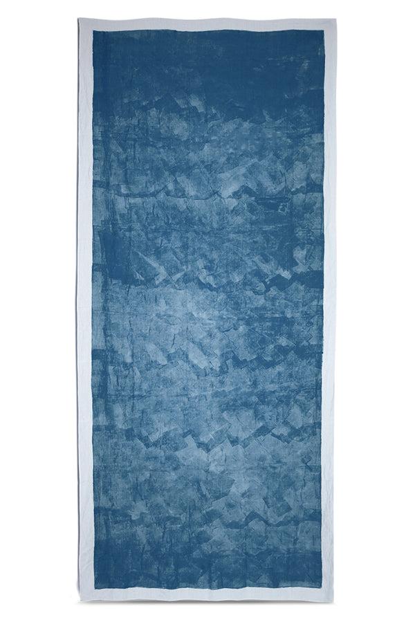 summerill & bishop 'Full Field' Linen Tablecloth in Midnight Blue