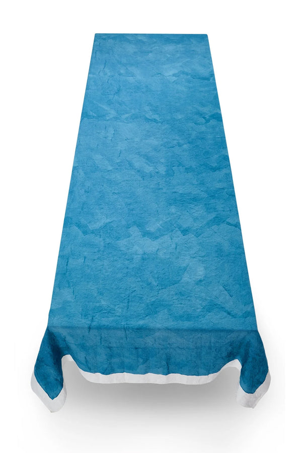 Summerill & Bishop 'Full Field' Linen Tablecloth In Sky Blue