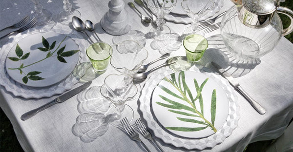 Summerill & Bishop Genista Leaf Plate By Astier De Villatte 24cm