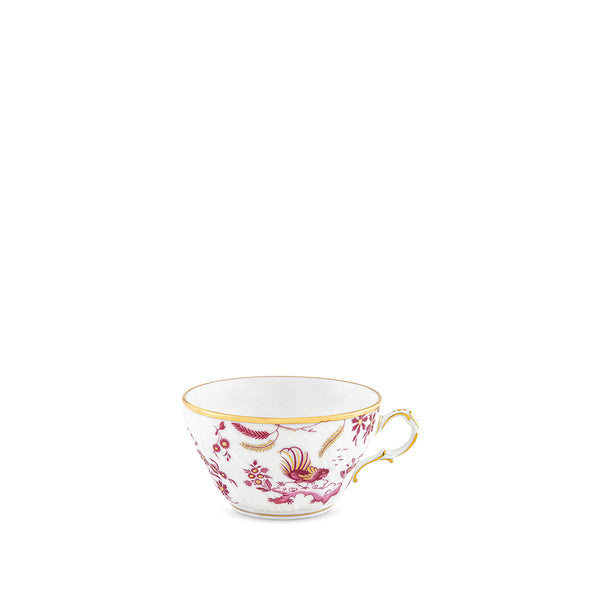 summerill & bishop Ginori 1735 Oro di Doccia Magenta Tea Cup Set of 2 9.5cm