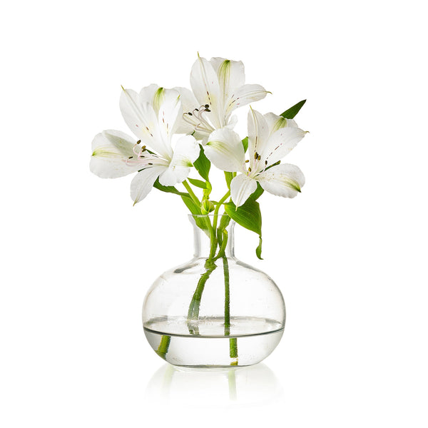 Summerill & Bishop Glass Flower Vase - Eleanor 10cm X 10.5cm