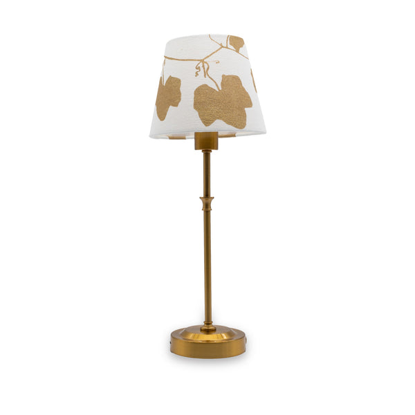 Summerill & Bishop 'Gold Ivy' French Drum Lampshade 13cm