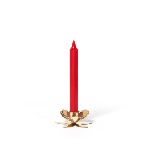 summerill & bishop Gold Plated Flower Candle Holder by Trudon