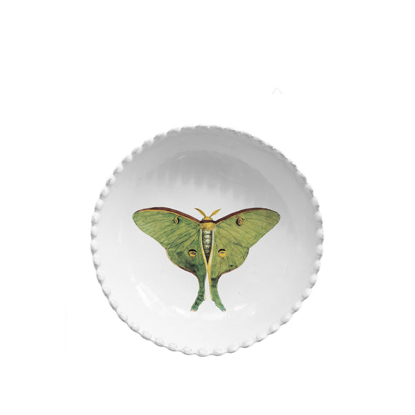 summerill & bishop Green Butterfly Bowl by Astier de Villatte 21.5cm
