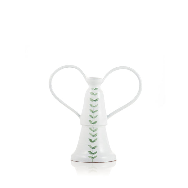 summerill & bishop Green Laurel Simple Candle Holder 22cm