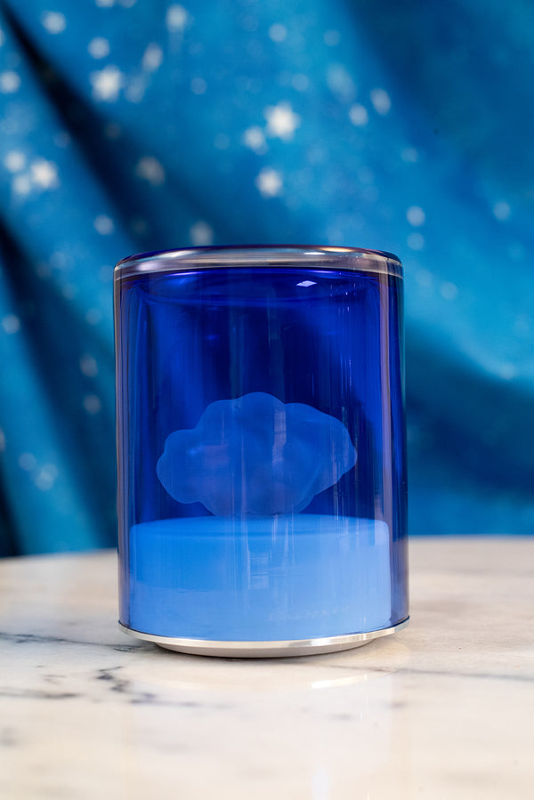 Summerill & Bishop Green Wolf X Solange Azagury-Partridge Cloud Murano Glass Wireless Rechargeable Table Lamp