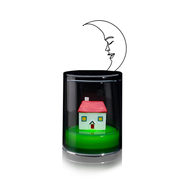 Summerill & Bishop Green Wolf X Solange Azagury-Partridge Home Murano Glass Wireless Rechargeable Table Lamp