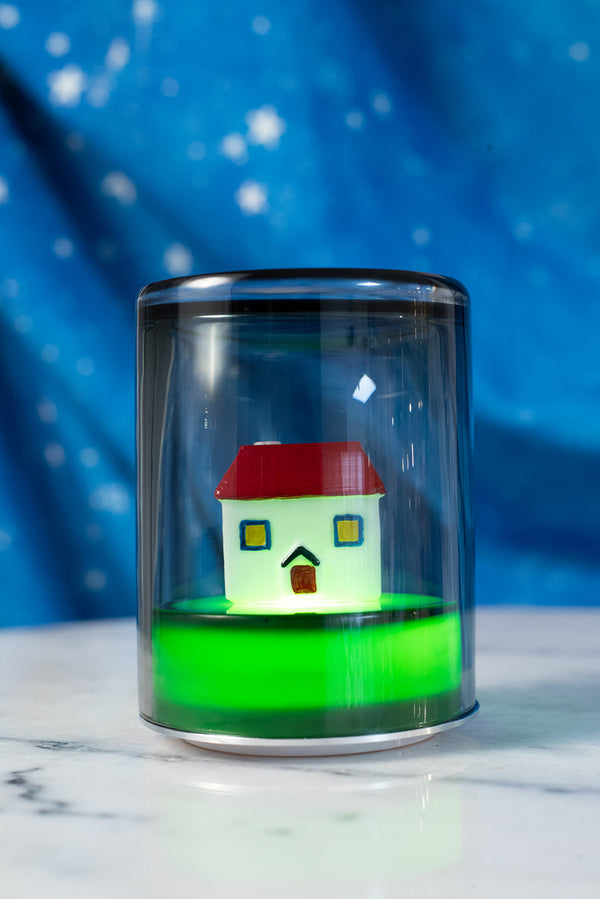 Summerill & Bishop Green Wolf X Solange Azagury-Partridge Home Murano Glass Wireless Rechargeable Table Lamp