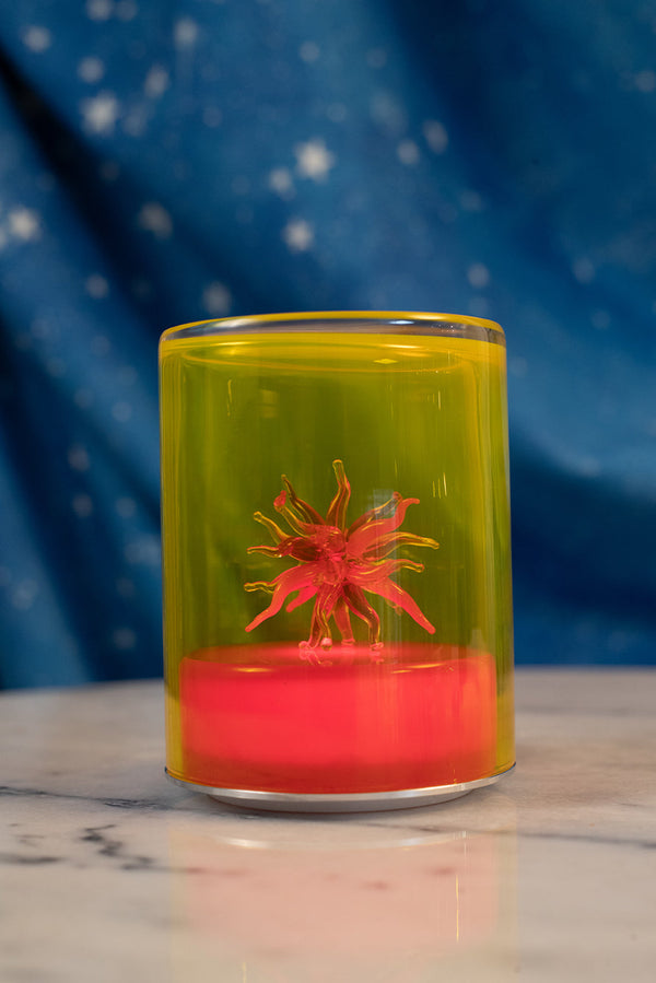 Summerill & Bishop Green Wolf X Solange Azagury-Partridge Sun Murano Glass Wireless Rechargeable Table Lamp