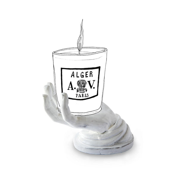 Summerill & Bishop Hand Candle Stand By Astier De Villatte 18.5cm