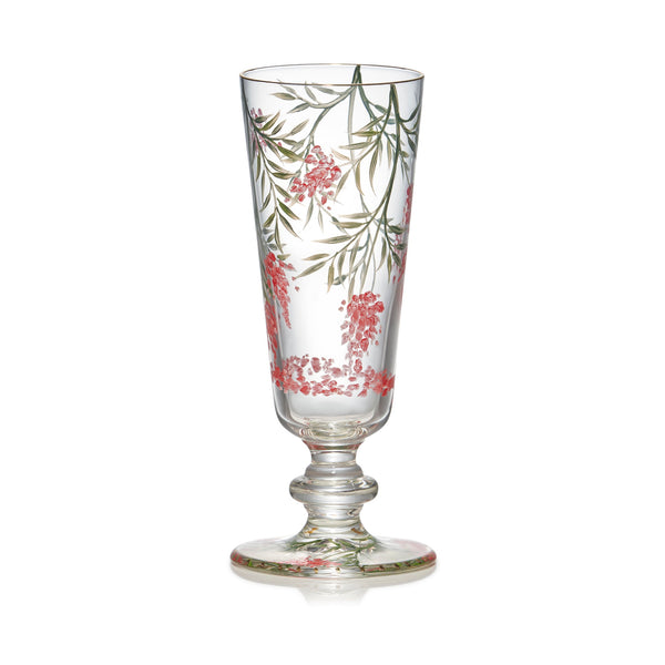 summerill & bishop Hand Painted Les Airelles Champagne Flute