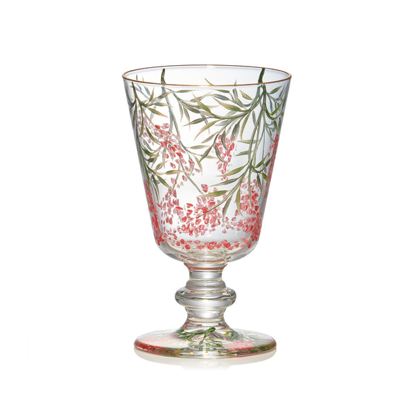 summerill & bishop Hand Painted Les Airelles Wine Glass
